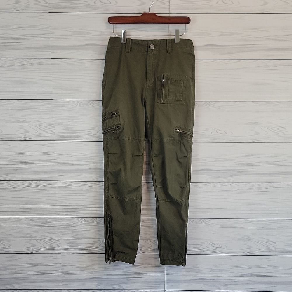 Free Knight Airborne Cargo Pants Olive Green Womens Size Waist 29